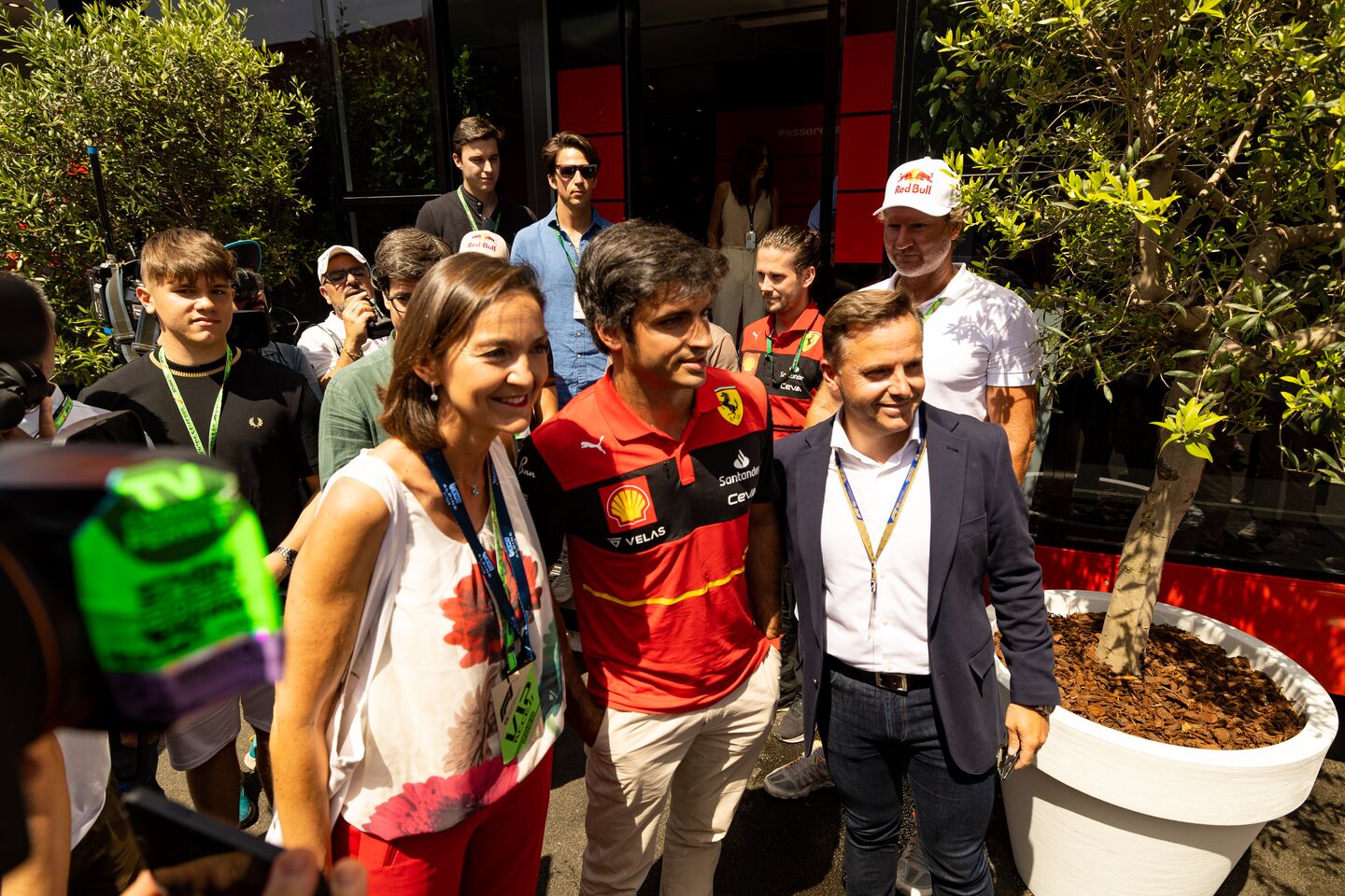 F1 driver selfies